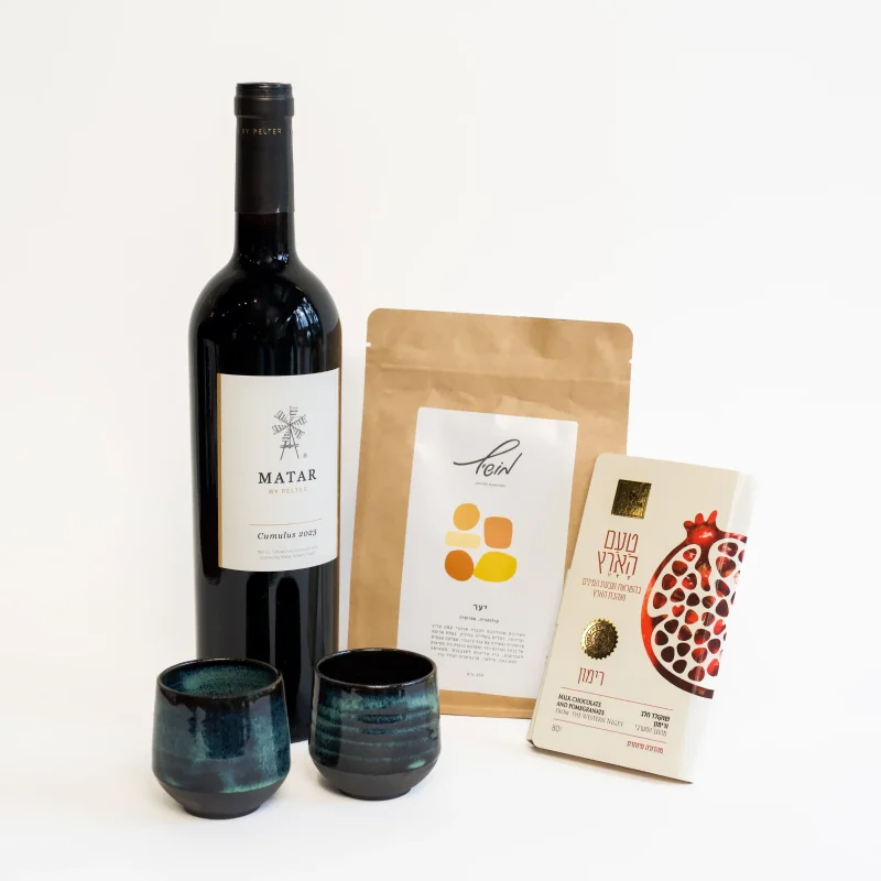 מארז ארטיזנלי מקומי - כוסות אספרסו